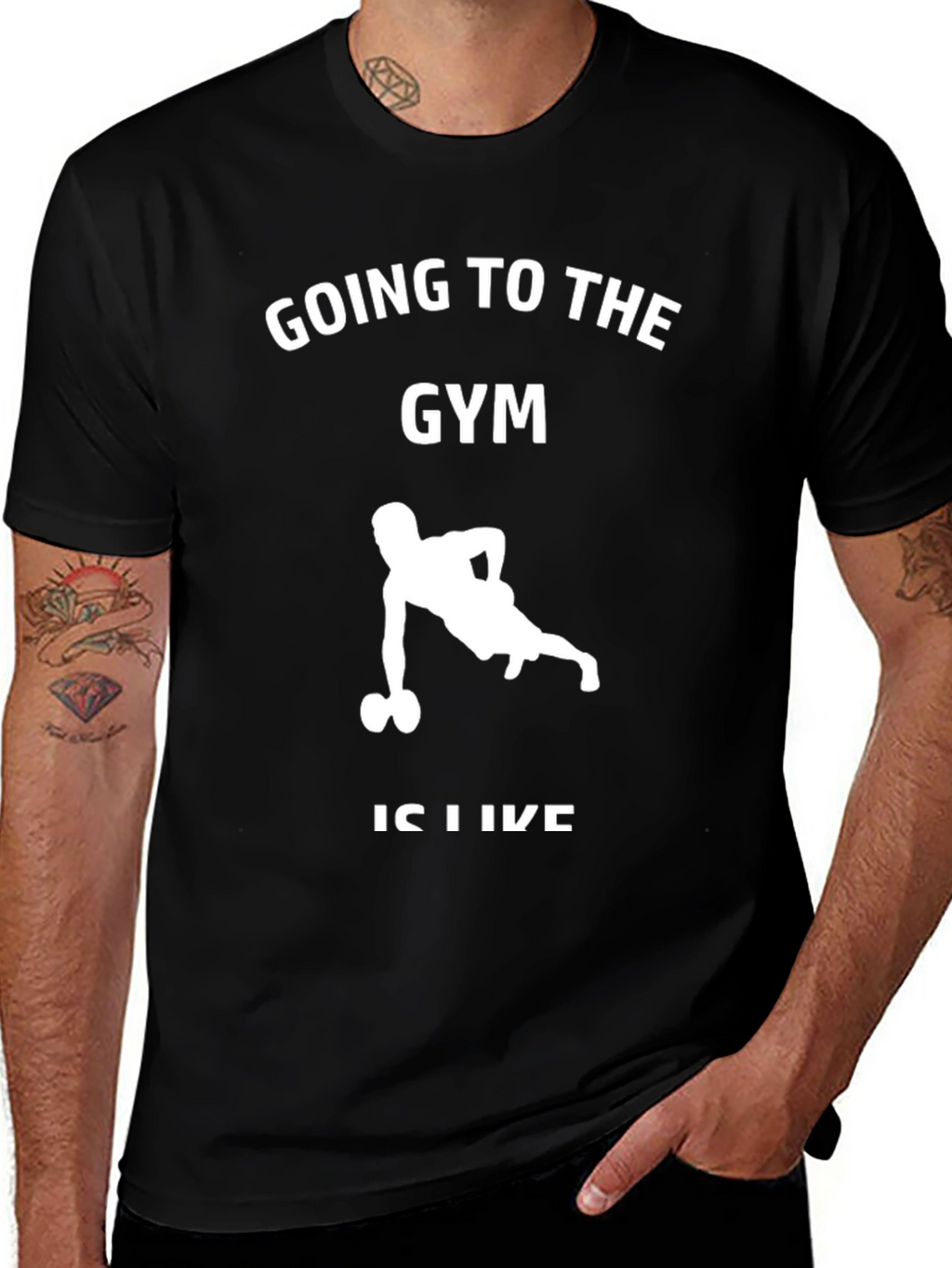 Gym Motivation Black T-Shirt for Fitness Enthusiasts