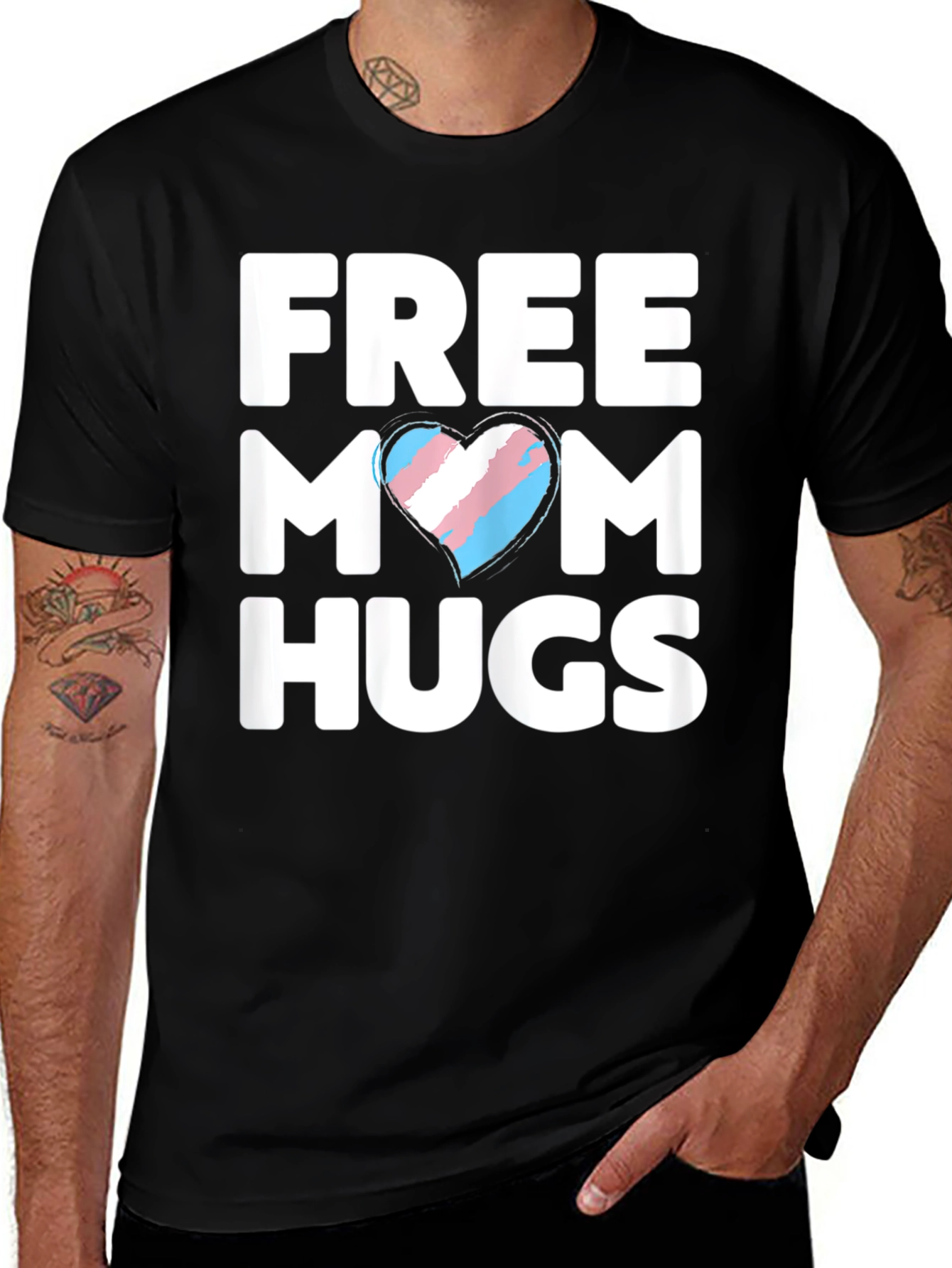 Free Mom Hugs Transgender Pride T-Shirt