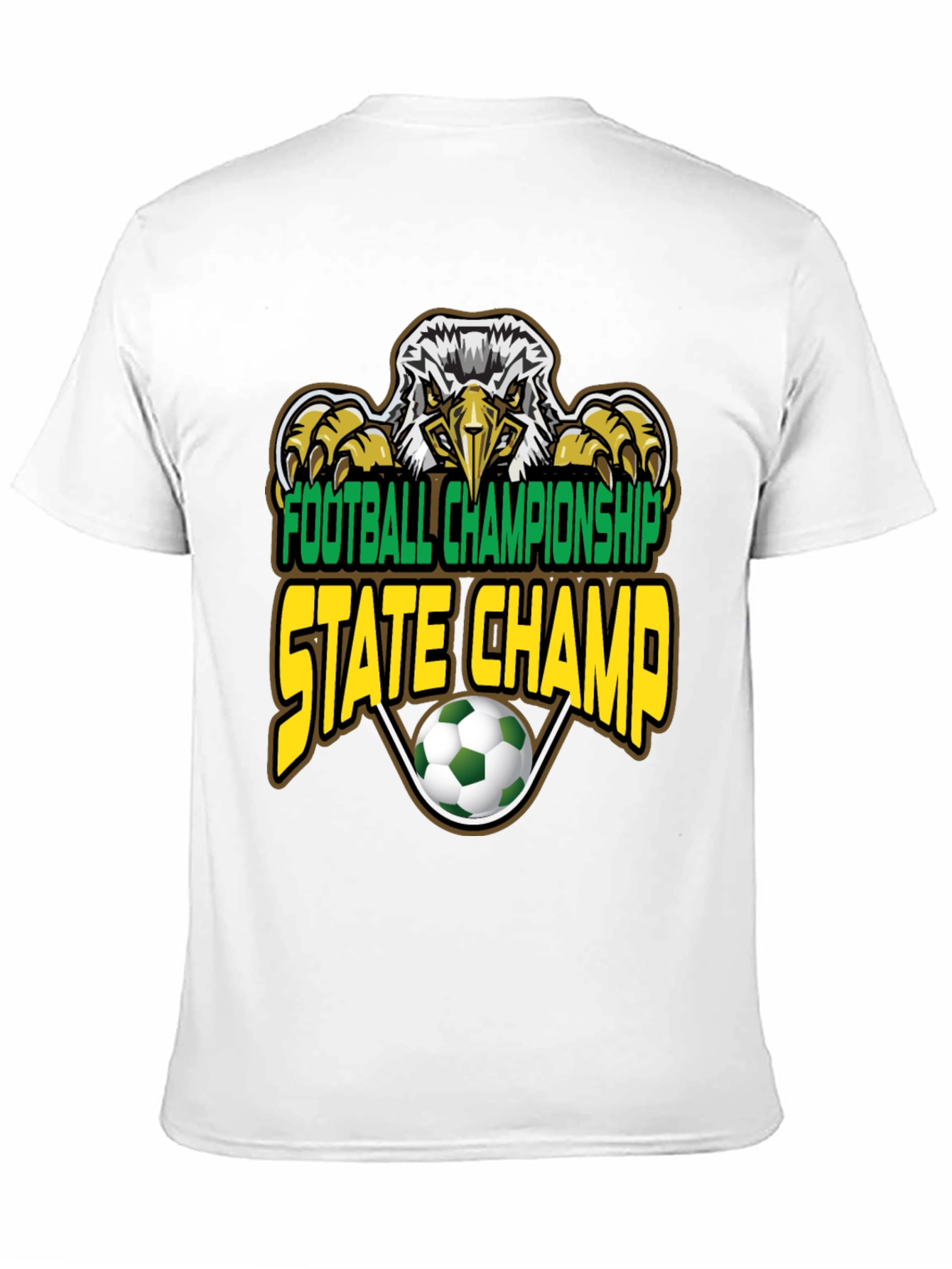 Football Championship State Champ Eagle T-Shirt