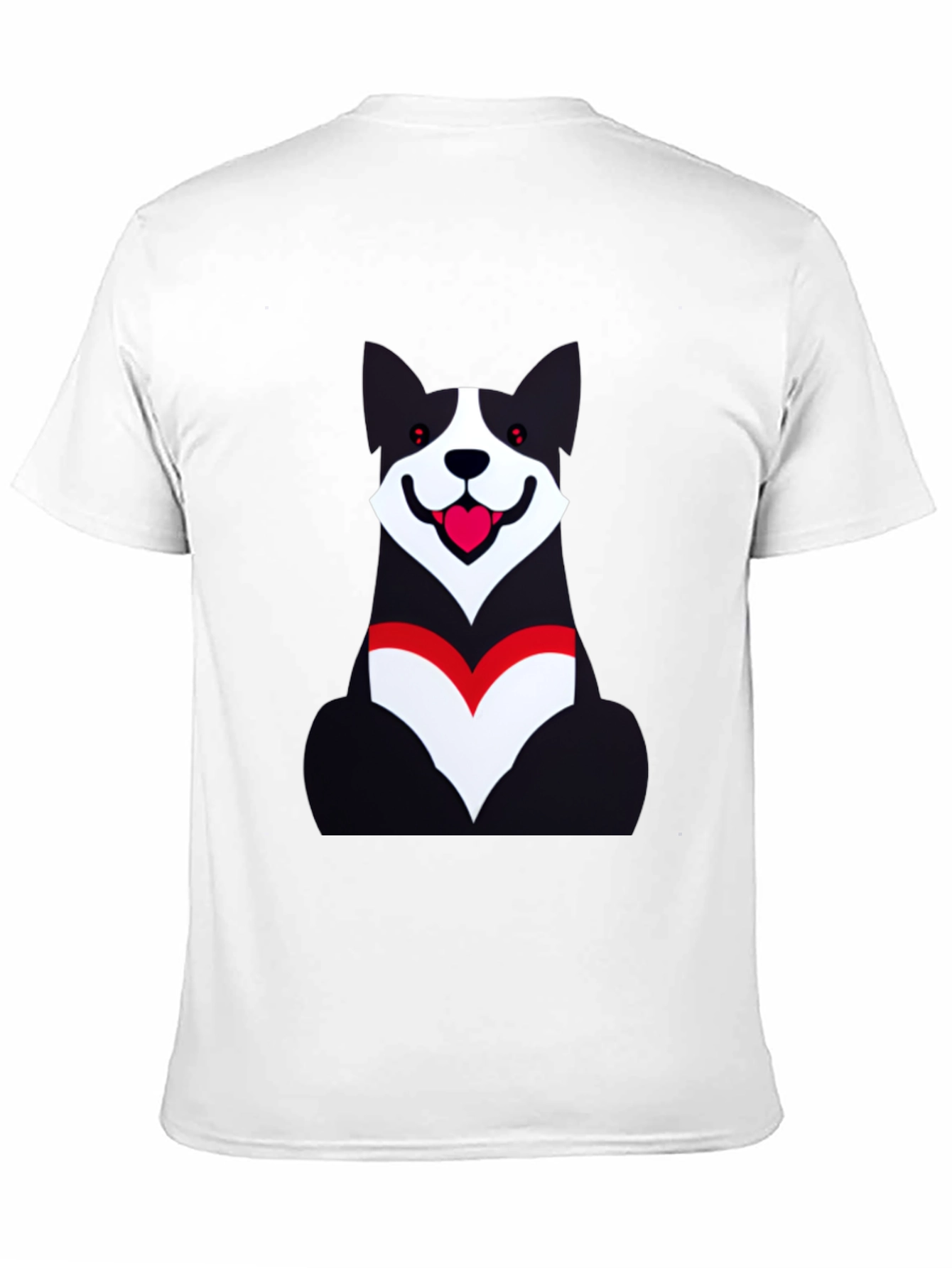 Dog Graphic Black T-Shirt - Unisex Casual Wear