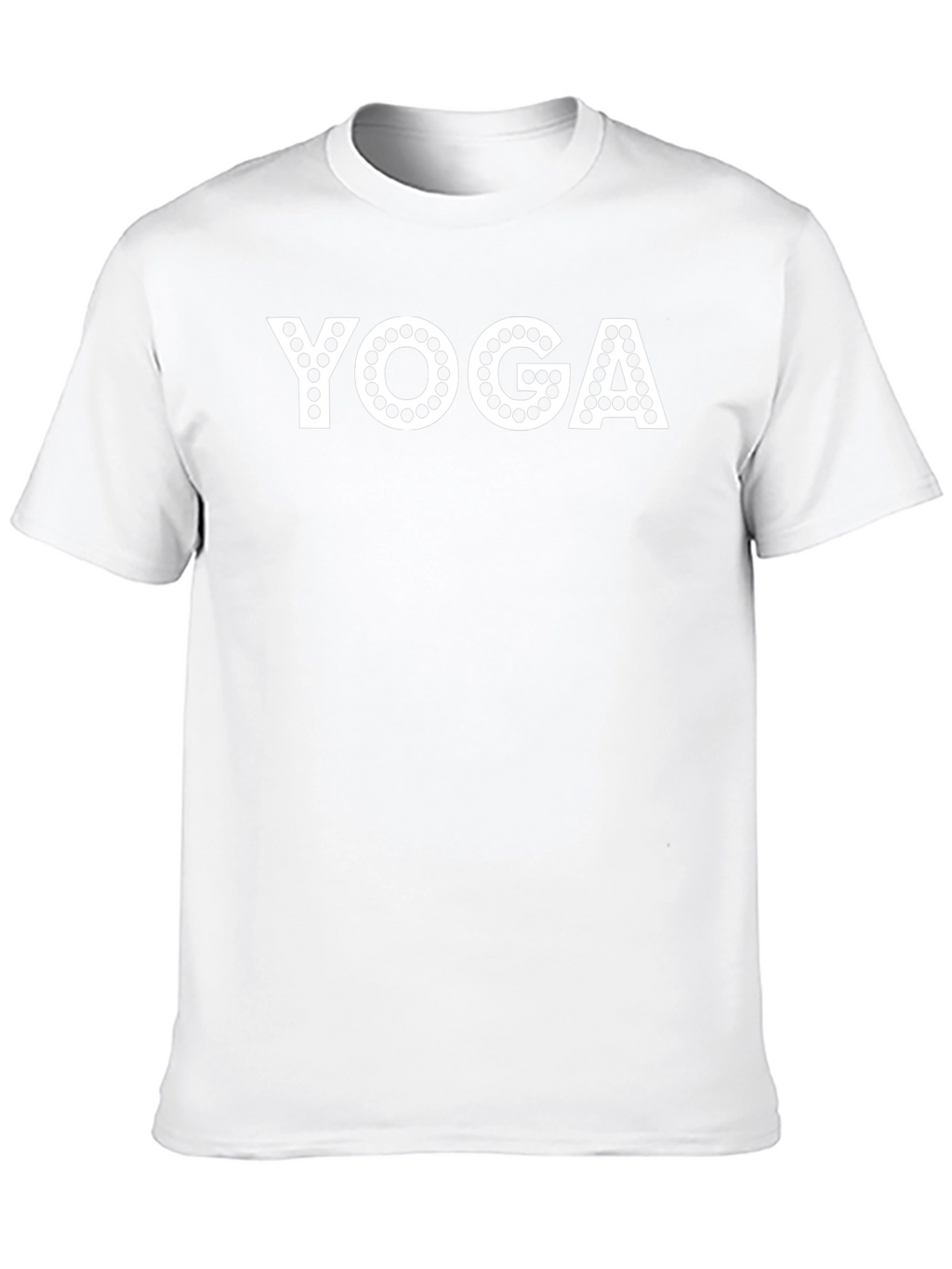 Yoga Graphic Print Black T-Shirt for Men