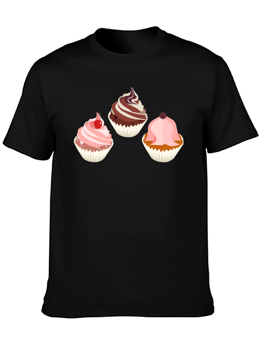 Cupcake Graphic Tee - Sweet Treat Design