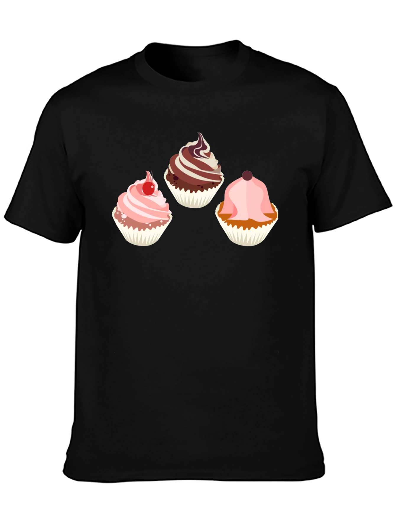 Cupcake Graphic Tee - Sweet Treat Design