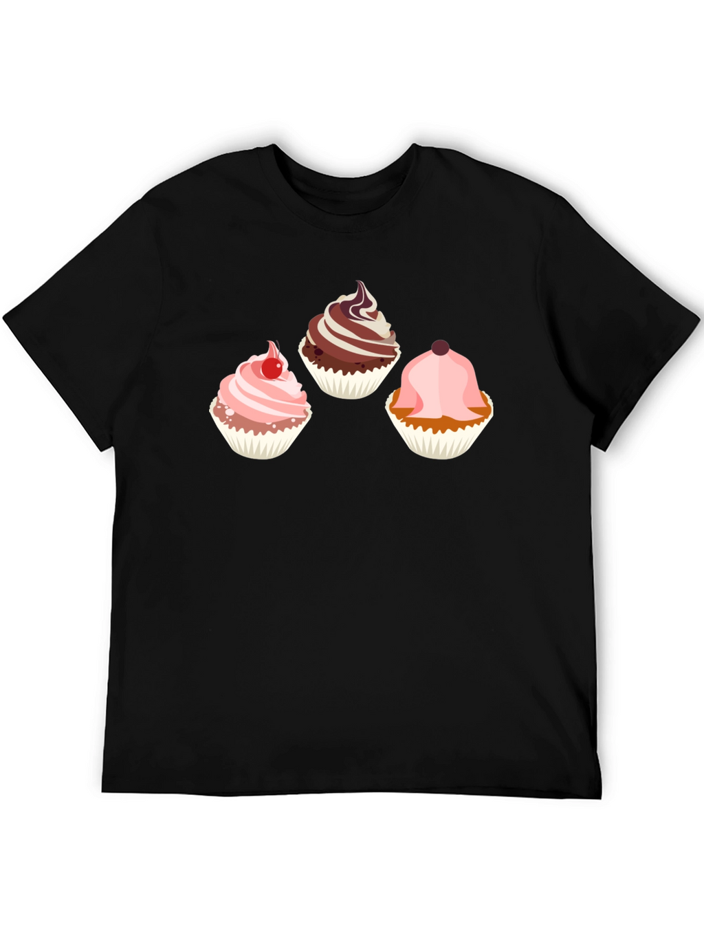 Cupcake Graphic Tee - Sweet Treat Design