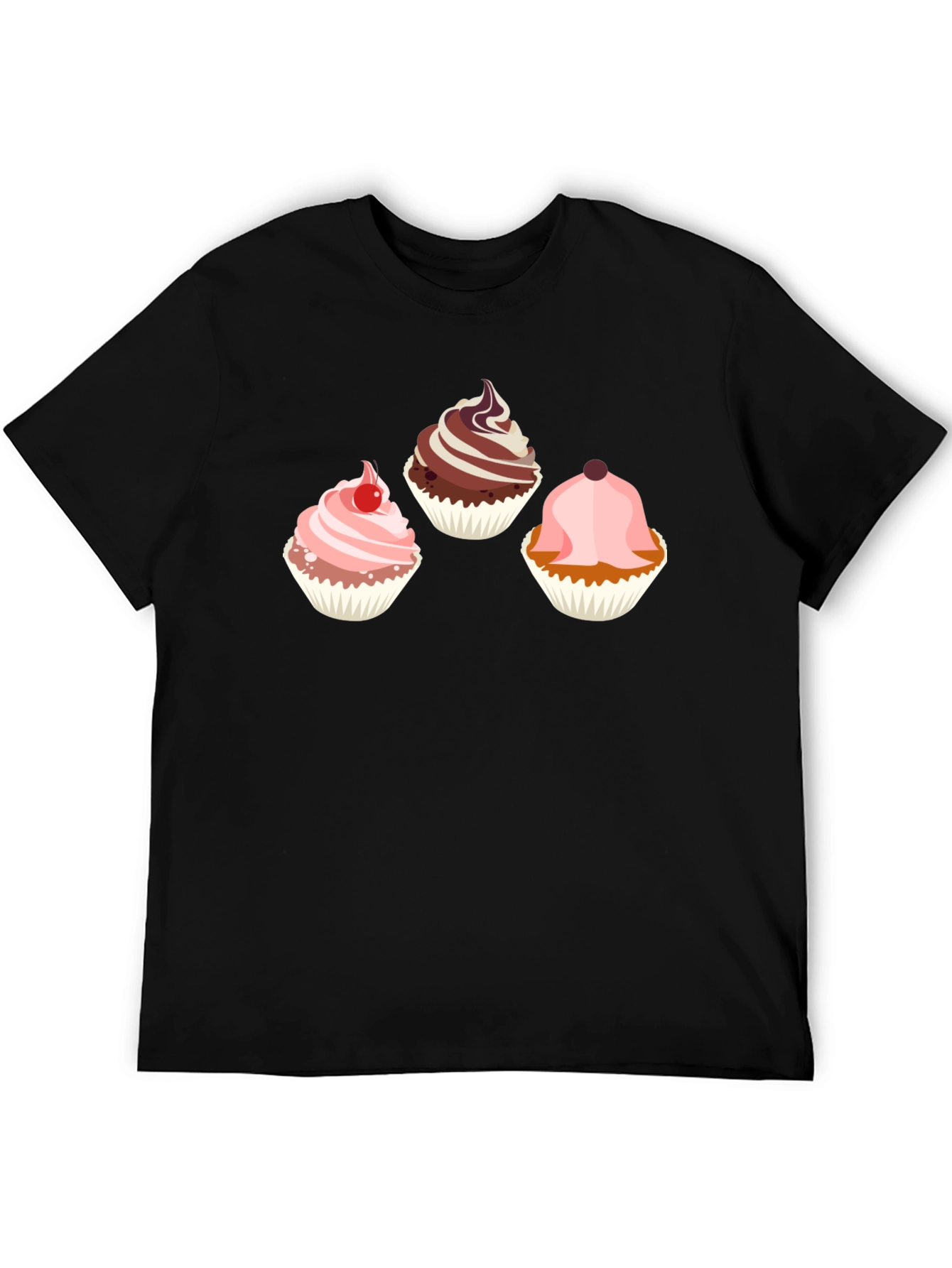 Cupcake Graphic Tee - Sweet Treat Design