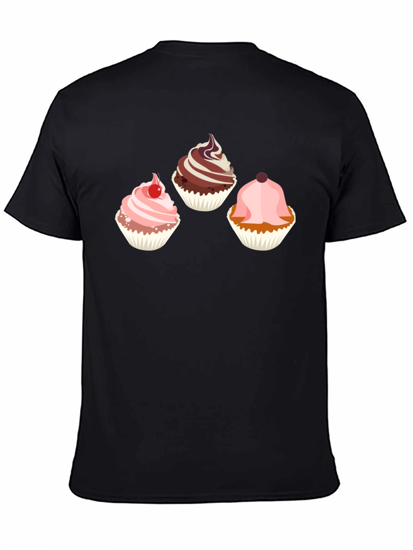 Cupcake Graphic Tee - Sweet Treat Design