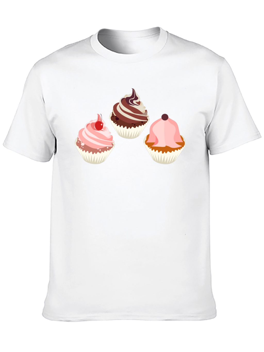 Cupcake Graphic Tee - Sweet Treat Design