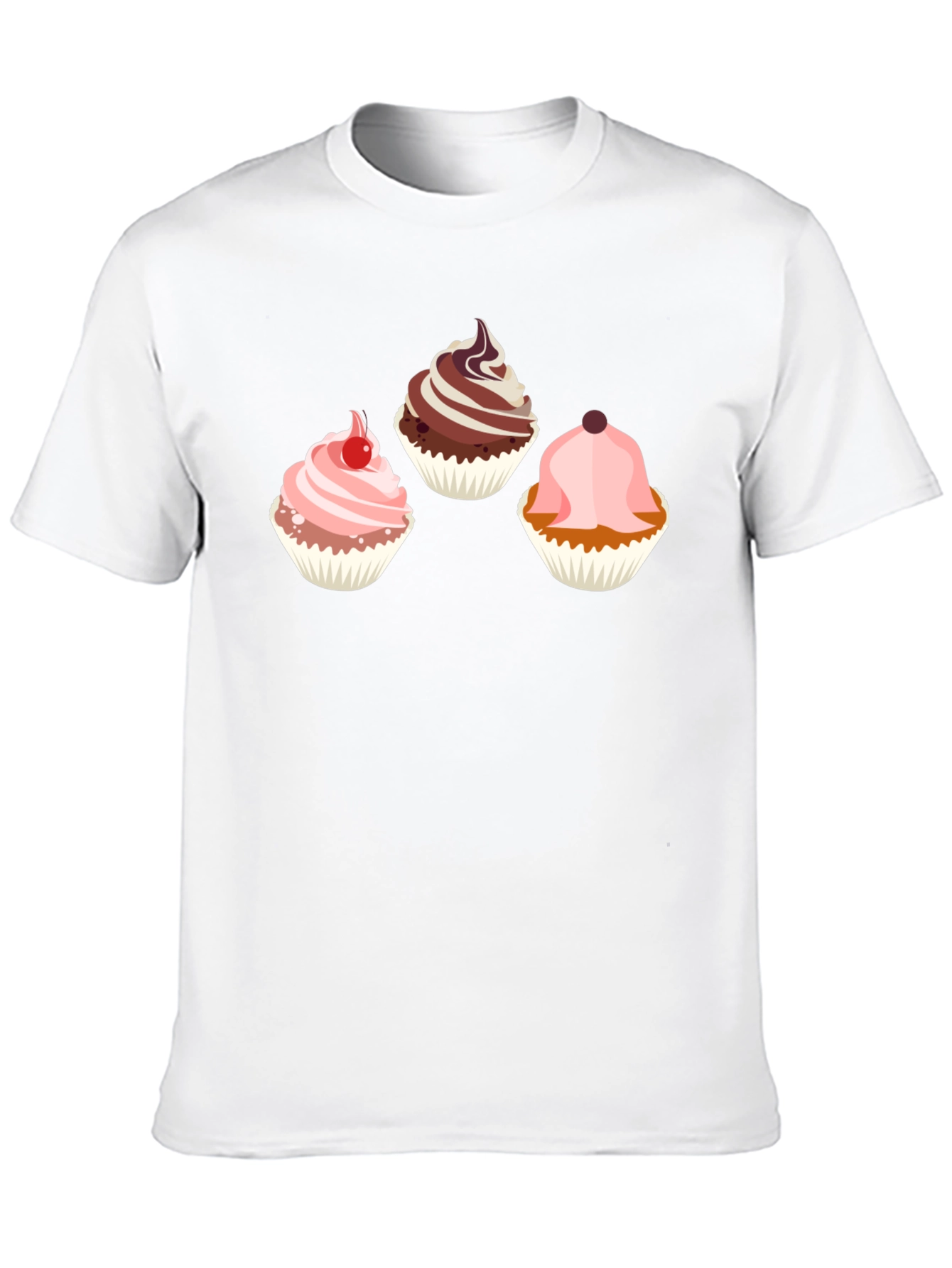 Cupcake Graphic Tee - Sweet Treat Design