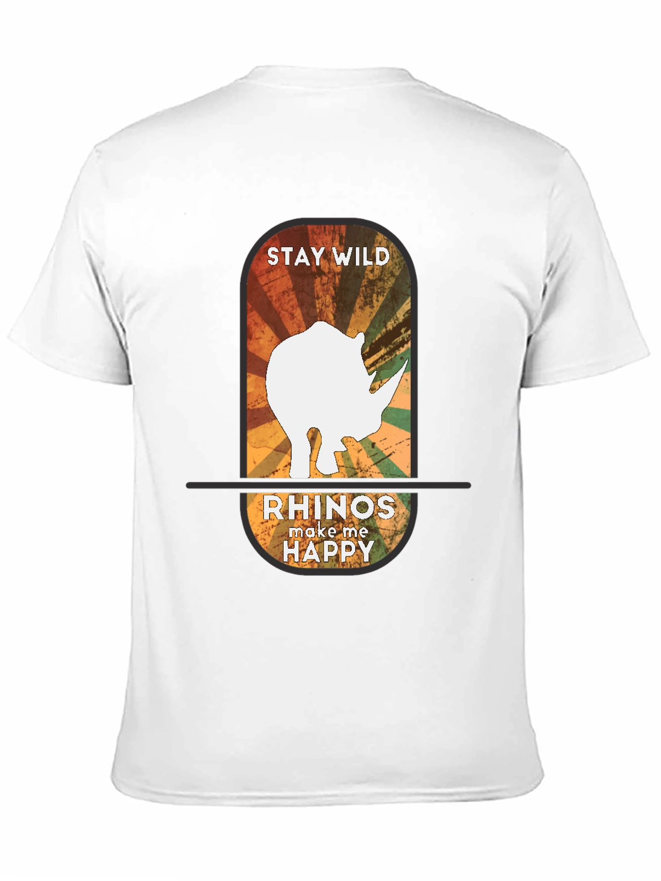 Stay Wild Rhinos Graphic Tee