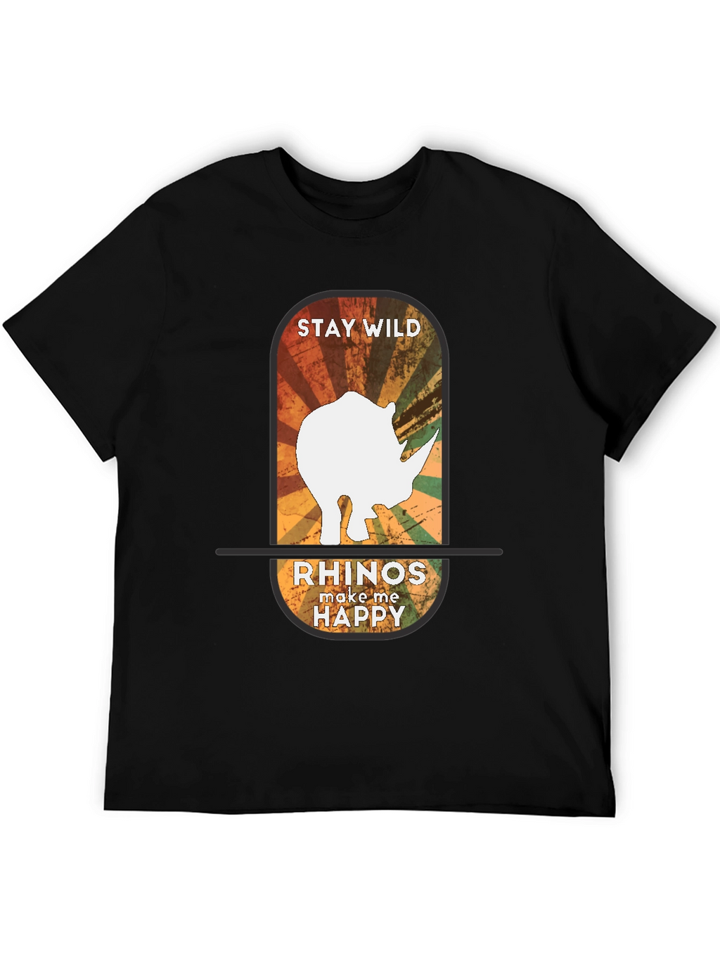 Stay Wild Rhinos Graphic Tee