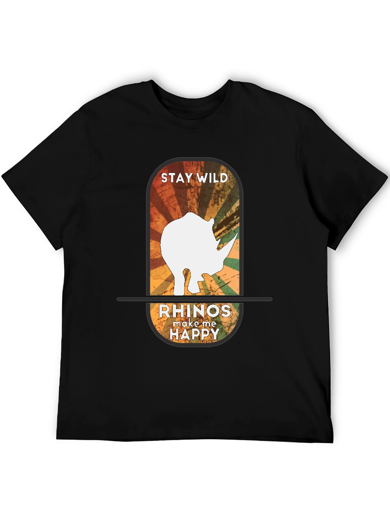 Stay Wild Rhinos Graphic Tee