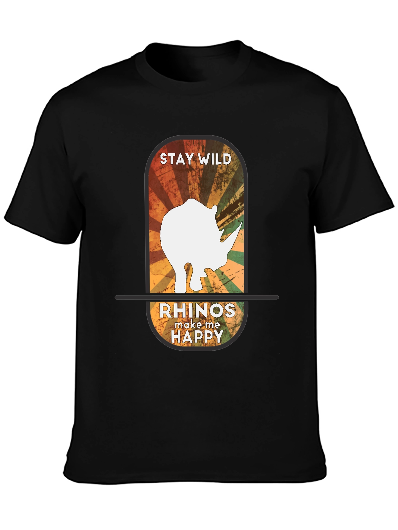 Stay Wild Rhinos Graphic Tee