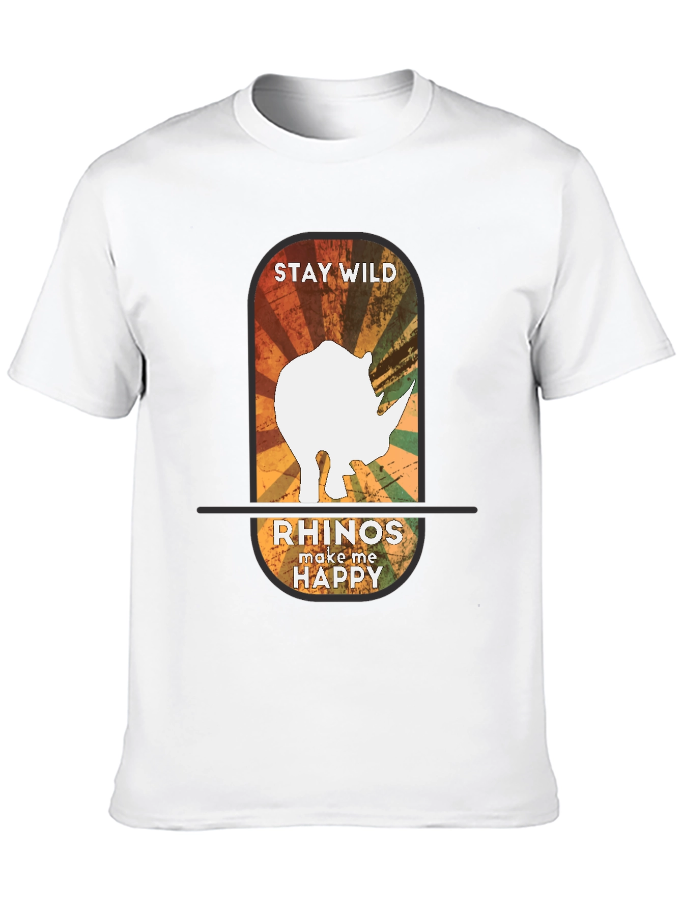Stay Wild Rhinos Graphic Tee