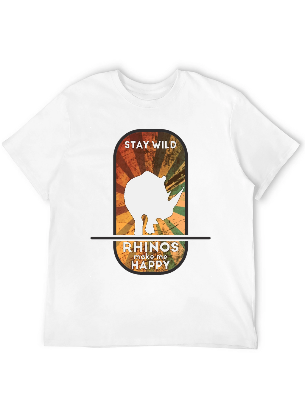 Stay Wild Rhinos Graphic Tee