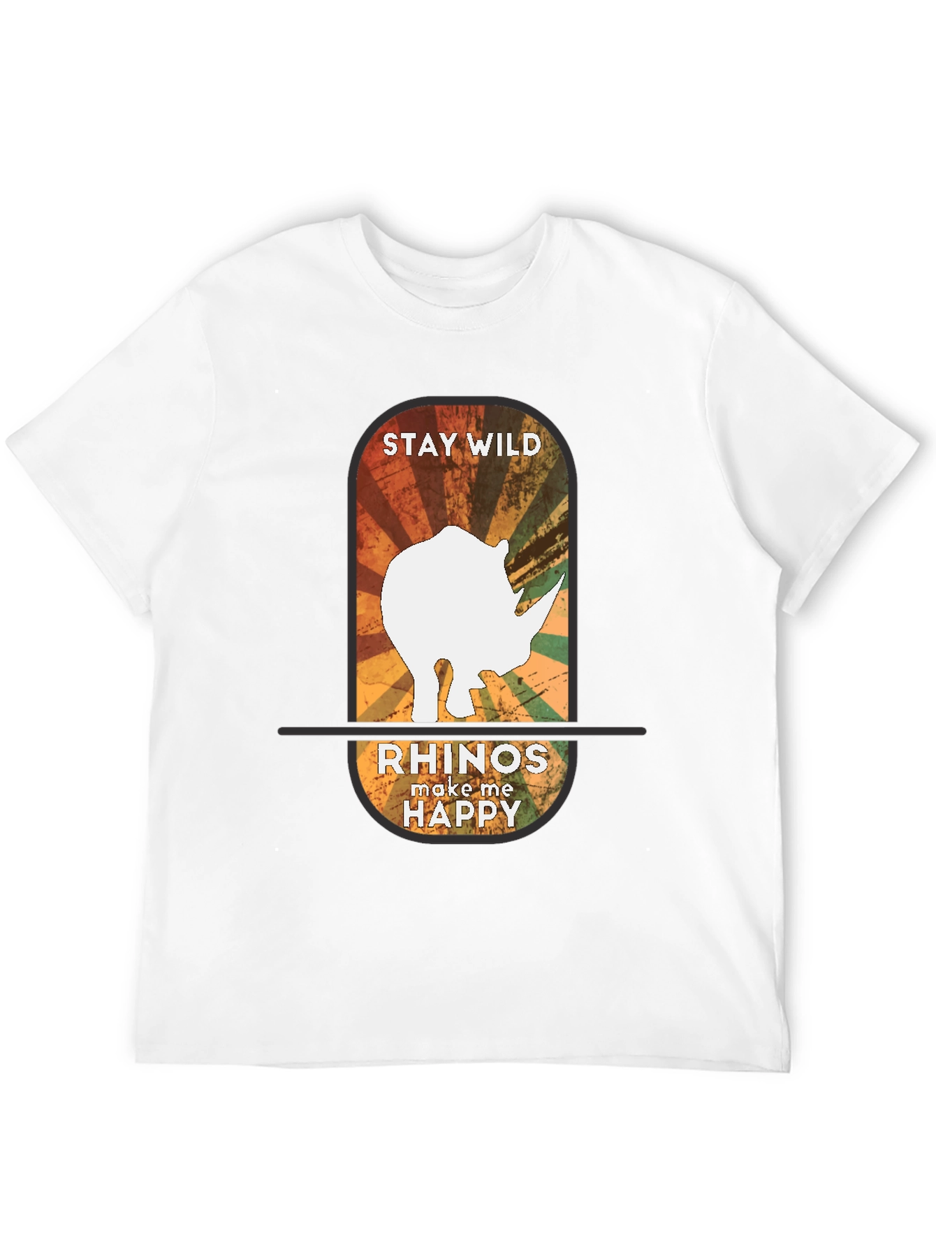 Stay Wild Rhinos Graphic Tee