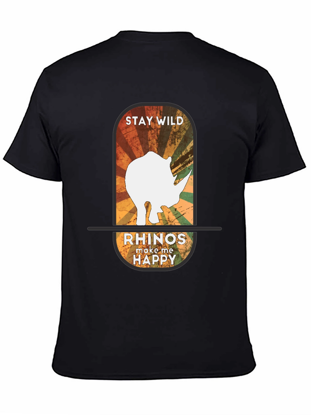 Stay Wild Rhinos Graphic Tee