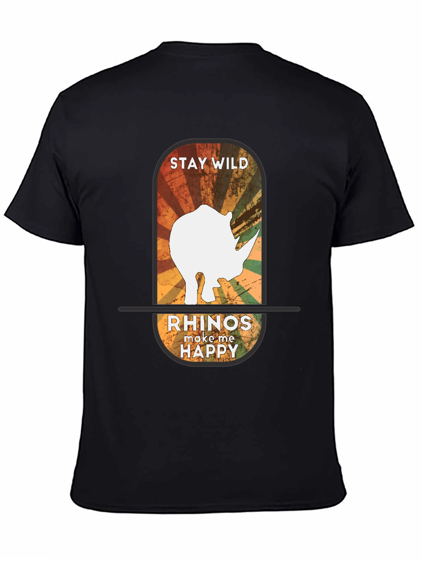 Stay Wild Rhinos Graphic Tee