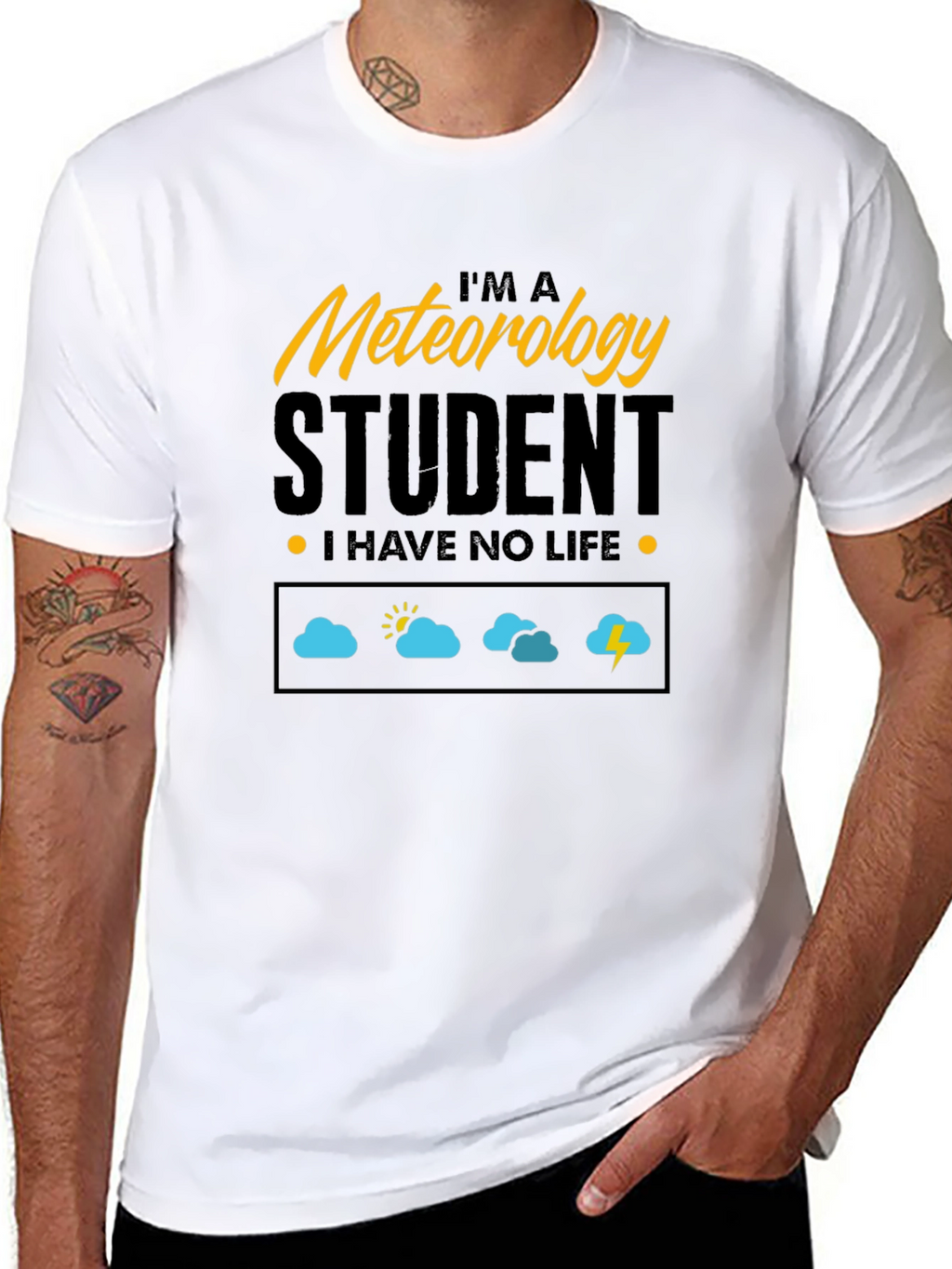 Meteorology Student - I Have No Life T-Shirt