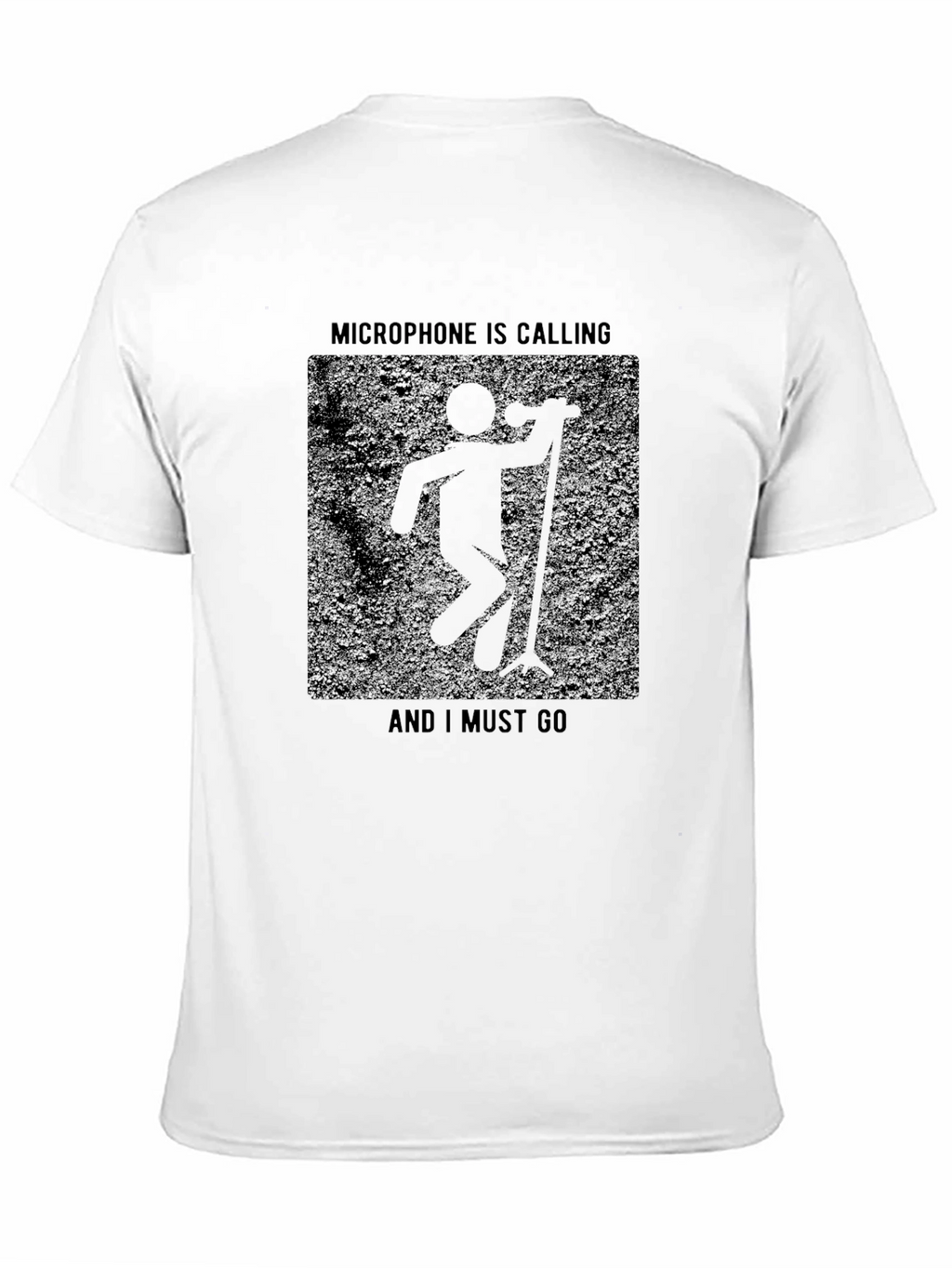 Microphone Calling T-Shirt - Singer Musician Tee