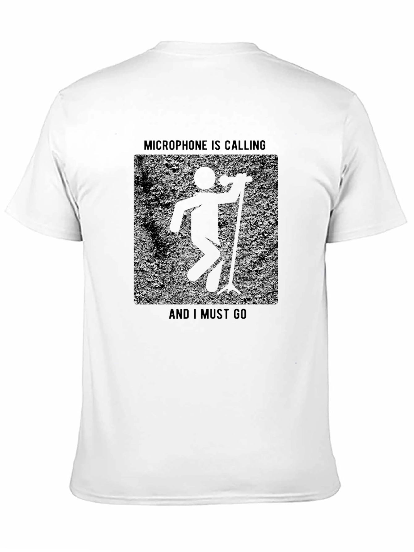 Microphone Calling T-Shirt - Singer Musician Tee