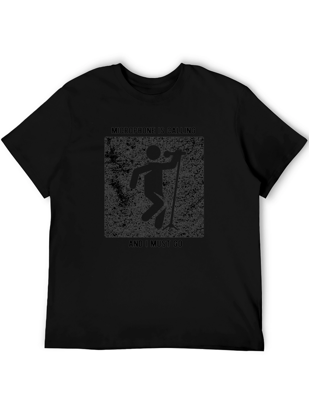 Microphone Calling T-Shirt - Singer Musician Tee