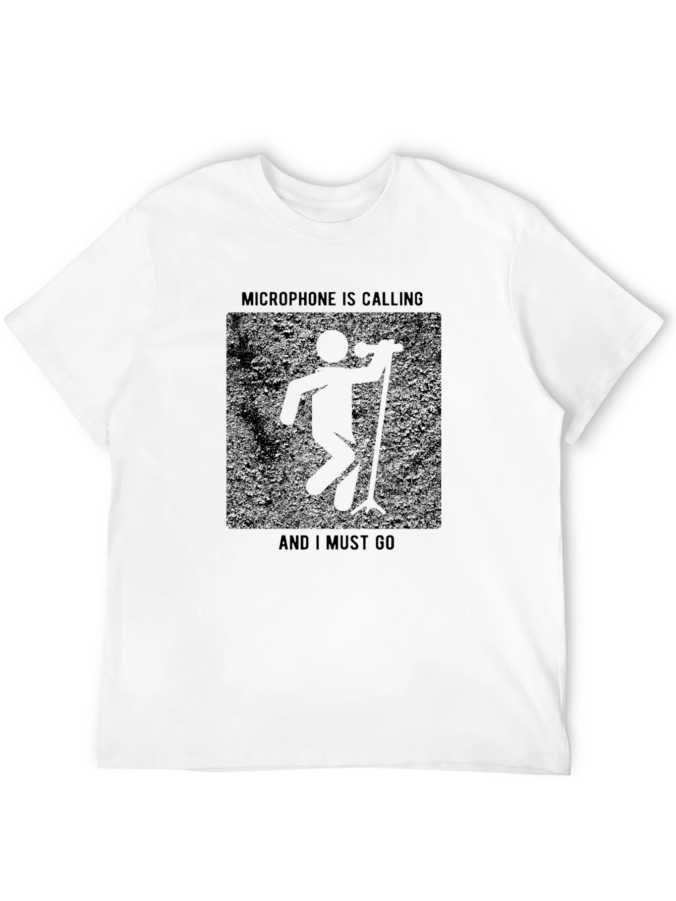 Microphone Calling T-Shirt - Singer Musician Tee