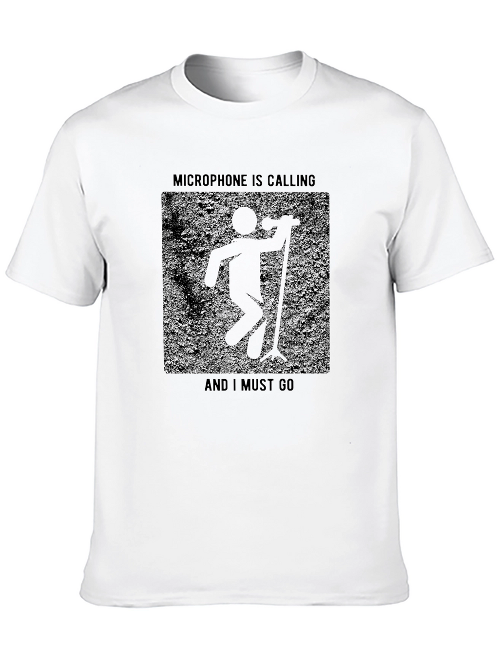 Microphone Calling T-Shirt - Singer Musician Tee