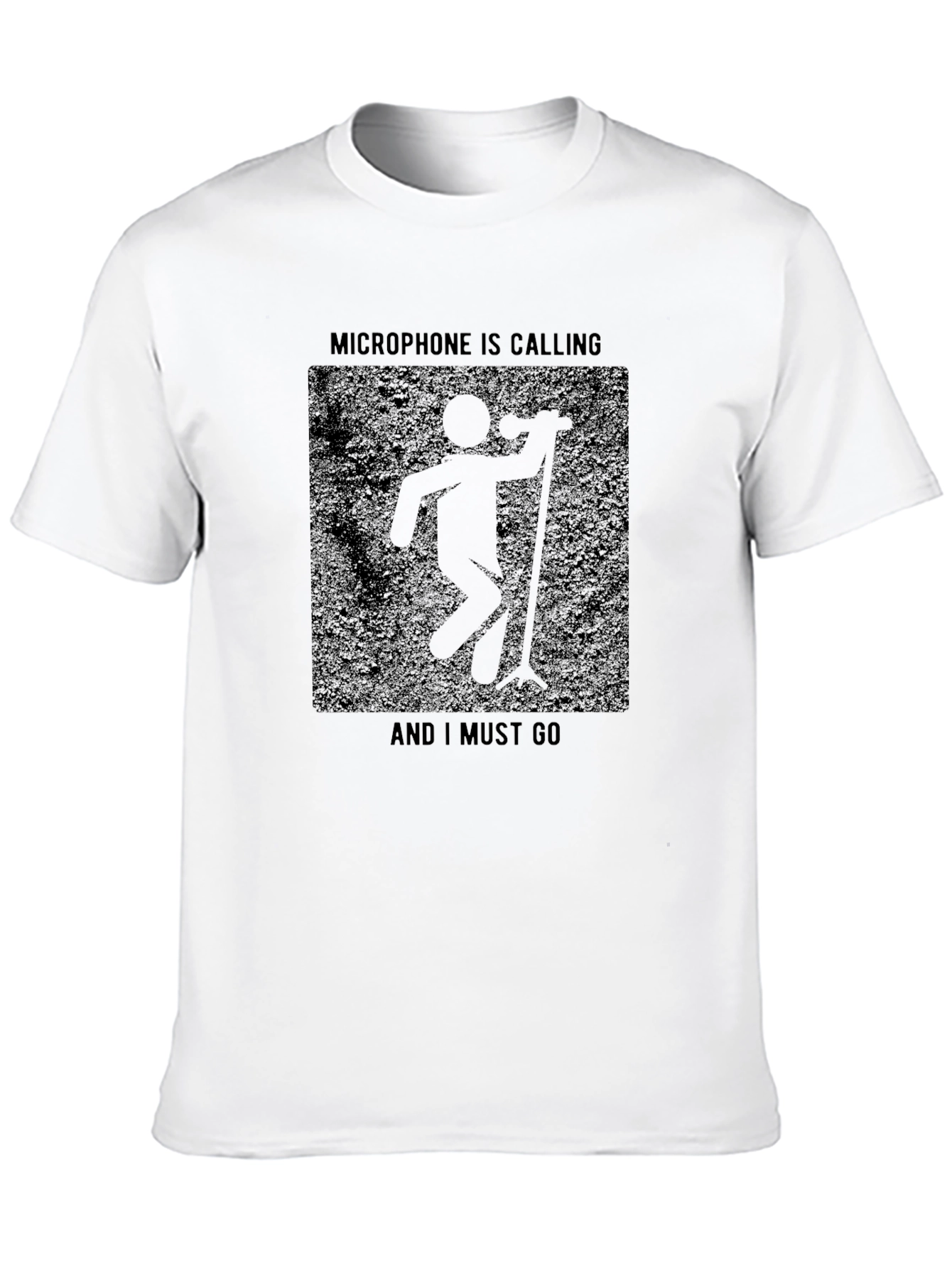 Microphone Calling T-Shirt - Singer Musician Tee