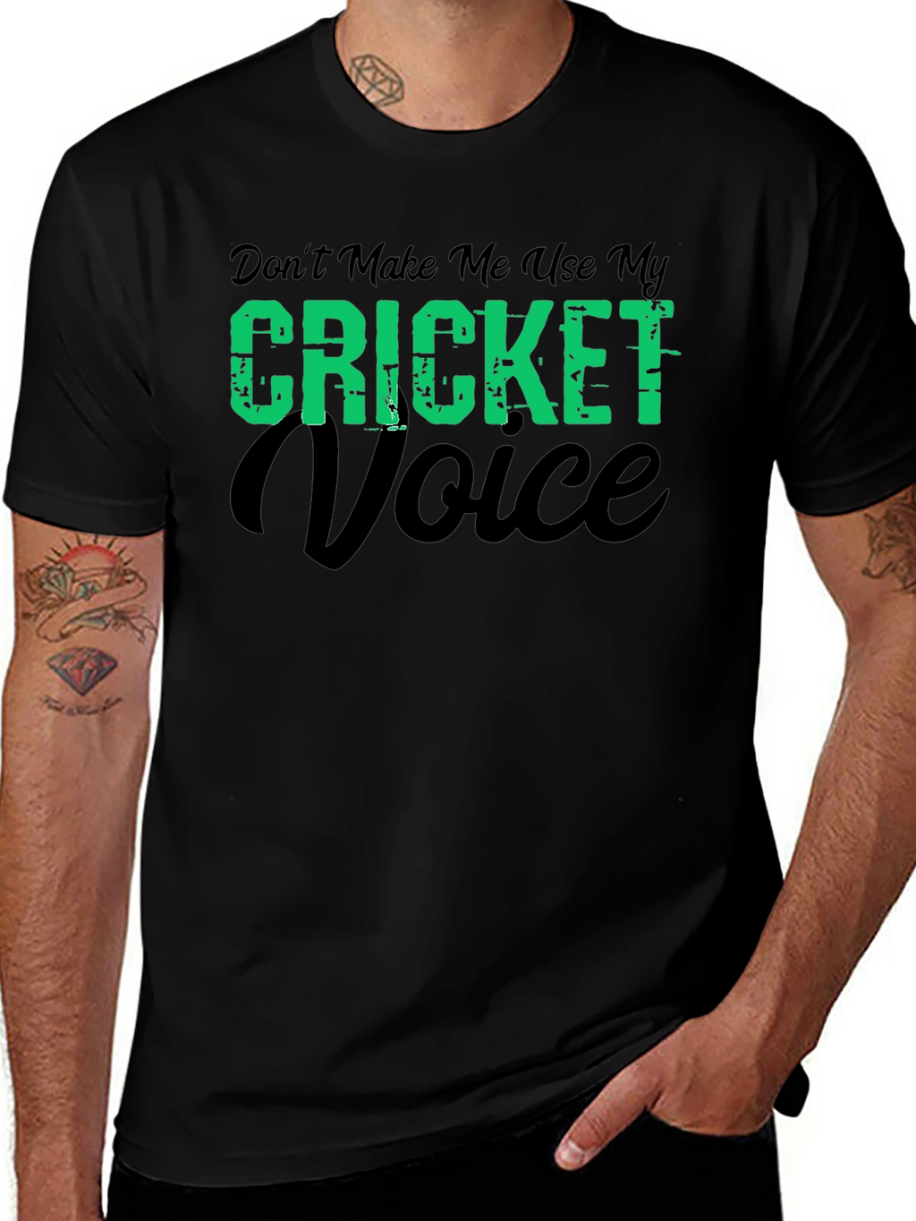 Cricket Voice T-Shirt - Funny Cricket Fan Tee