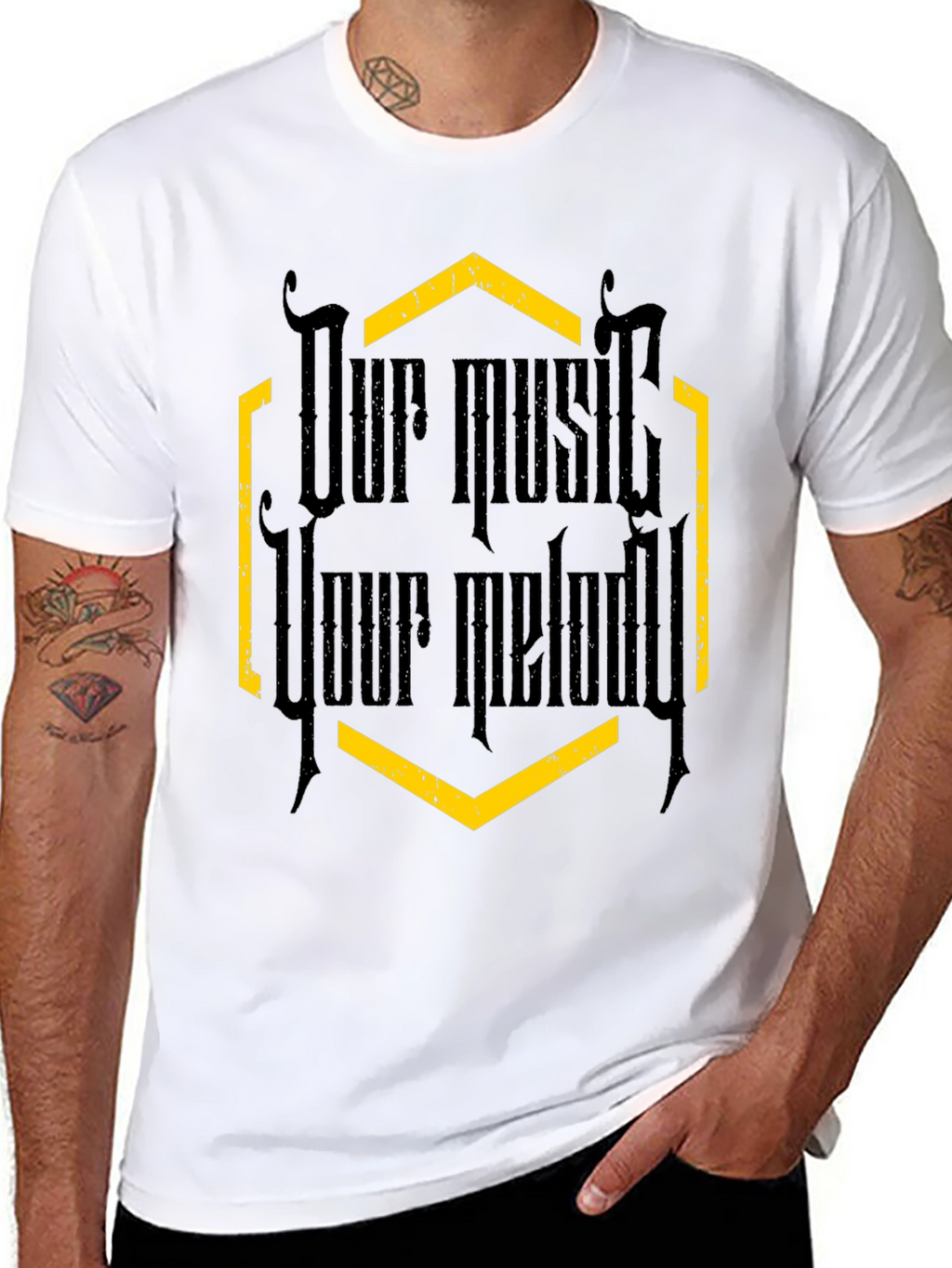 Our Music Your Melody Graphic Tee - Black
