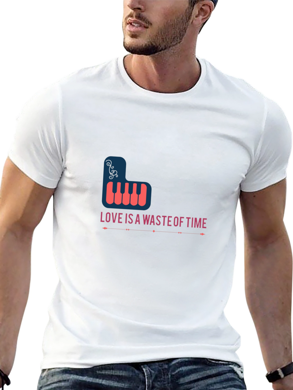 Love Is A Waste of Time Graphic Tee