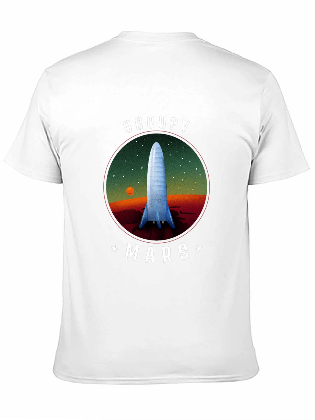 Occupy Mars Graphic T-Shirt - Space Exploration Tee