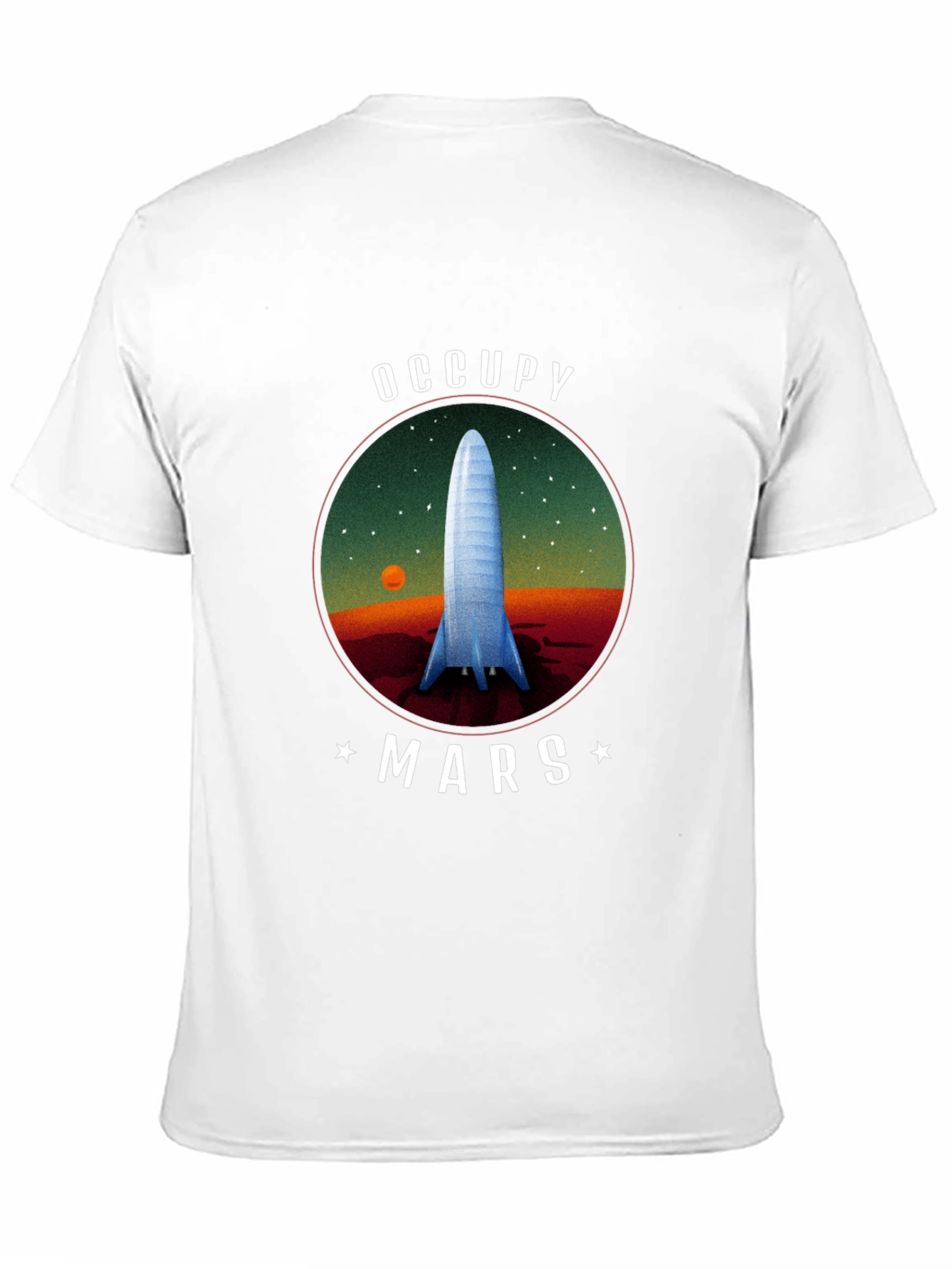 Occupy Mars Graphic T-Shirt - Space Exploration Tee