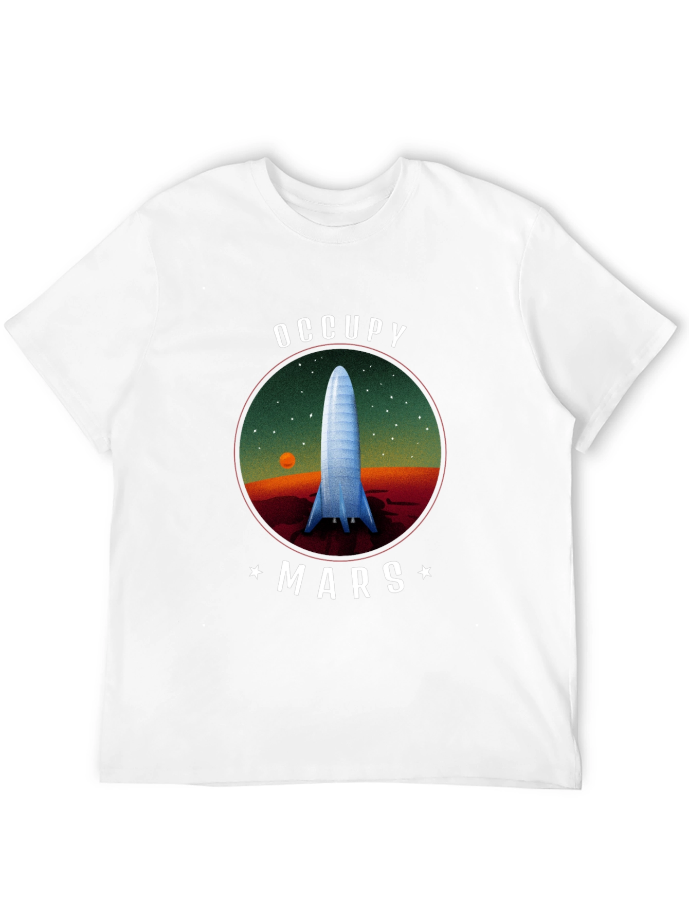 Occupy Mars Graphic T-Shirt - Space Exploration Tee
