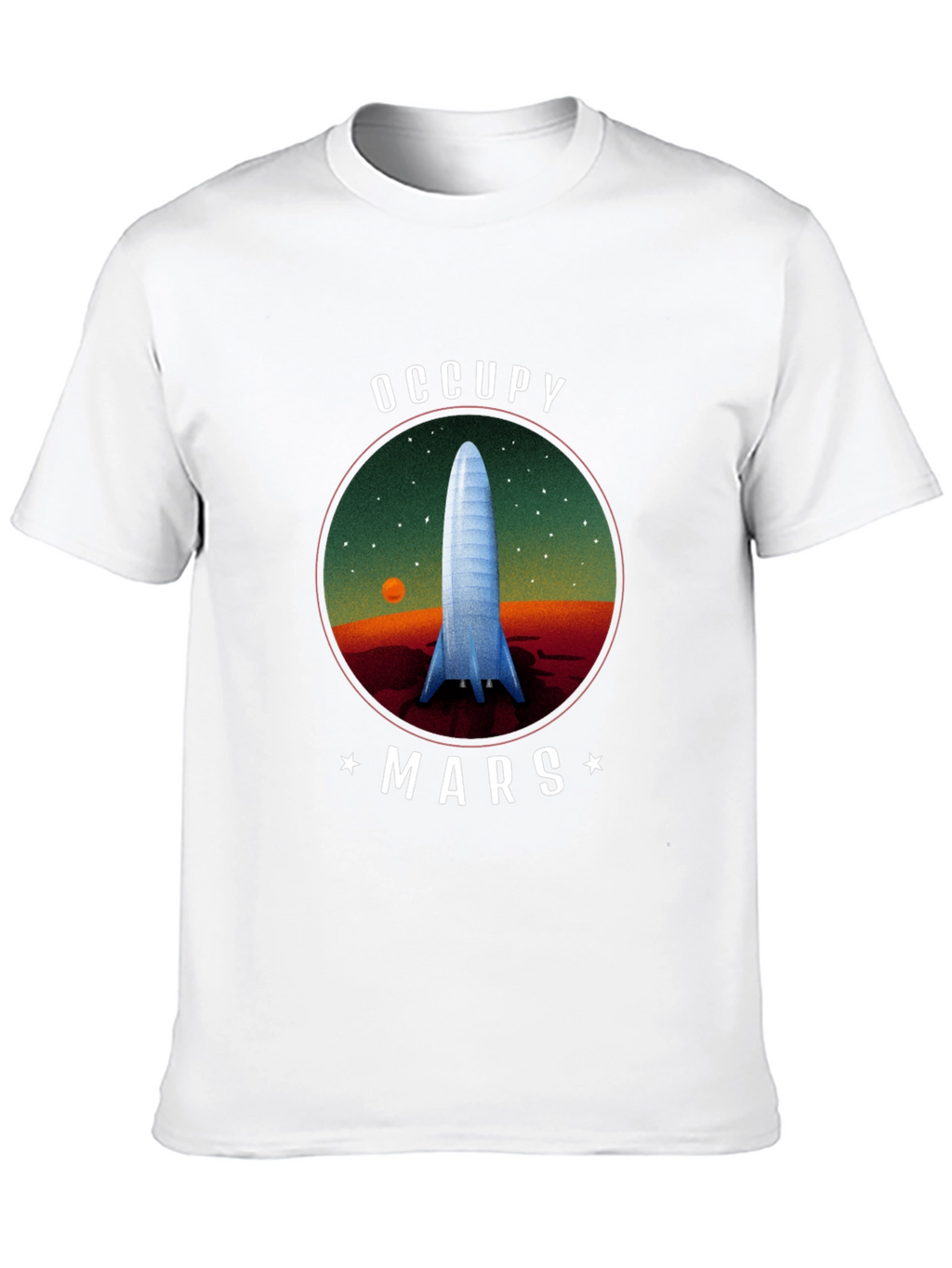 Occupy Mars Graphic T-Shirt - Space Exploration Tee