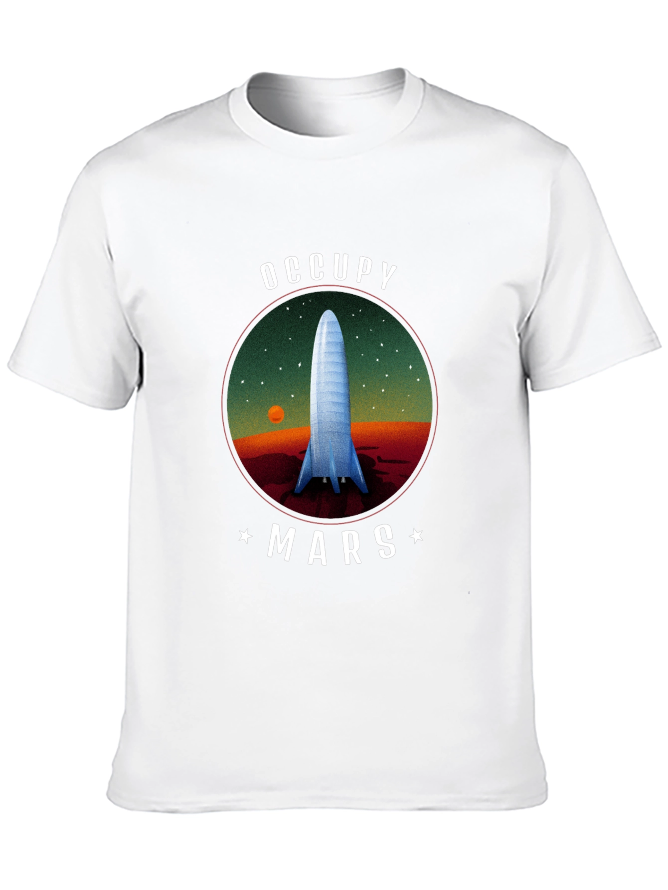 Occupy Mars Graphic T-Shirt - Space Exploration Tee