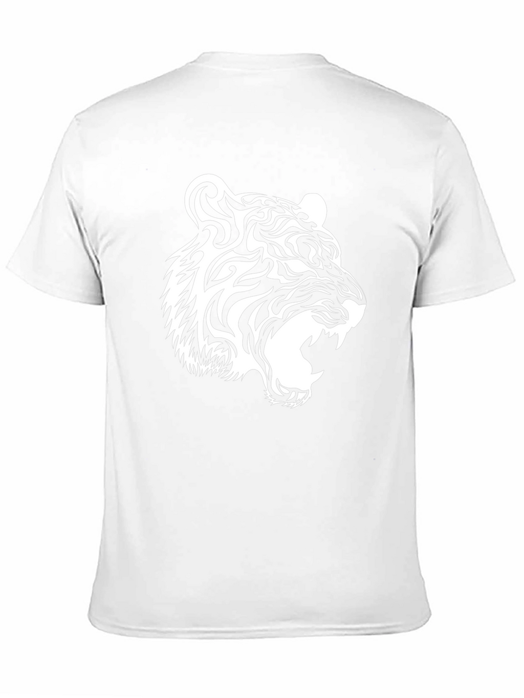 Cool Tiger Graphic Tee - Black Cotton T-Shirt