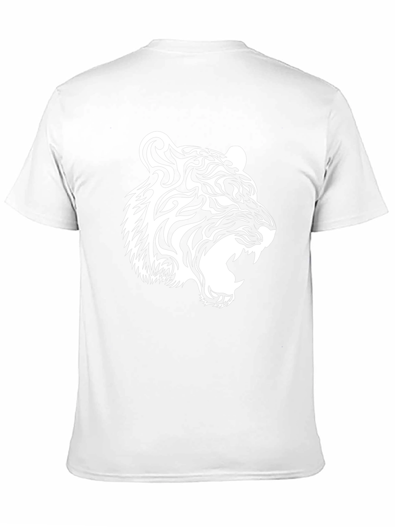 Cool Tiger Graphic Tee - Black Cotton T-Shirt