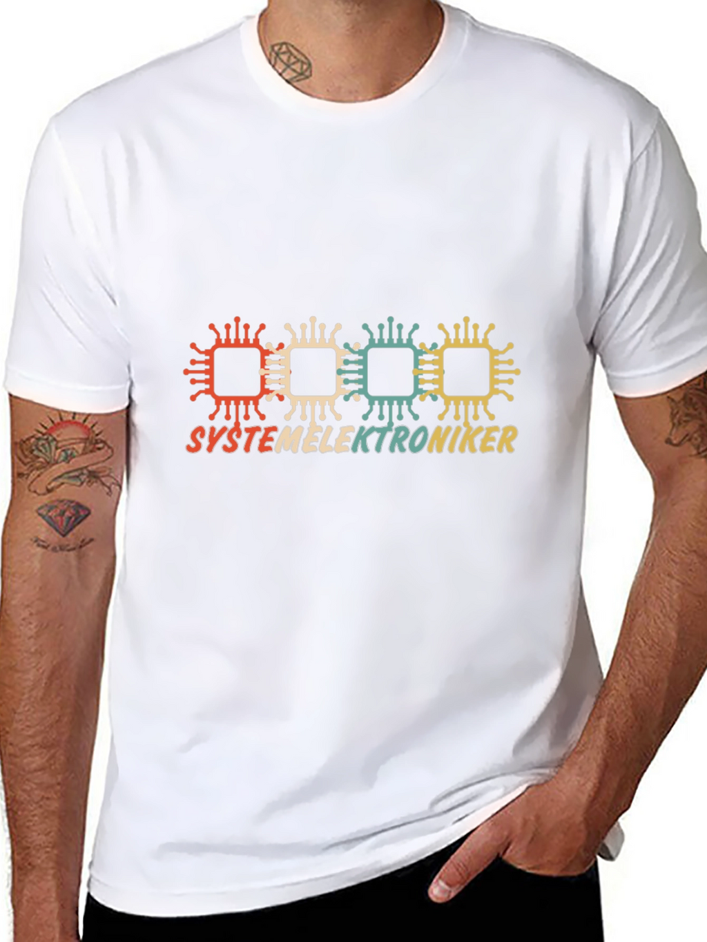 Systemelektroniker Retro Tech T-Shirt