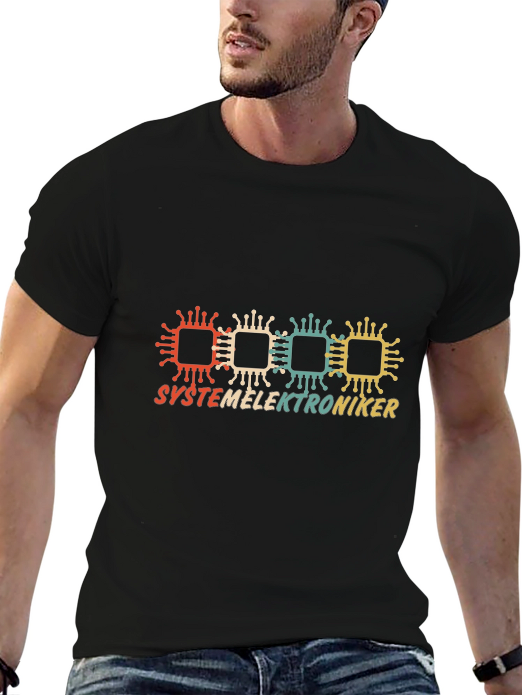 Systemelektroniker Retro Tech T-Shirt