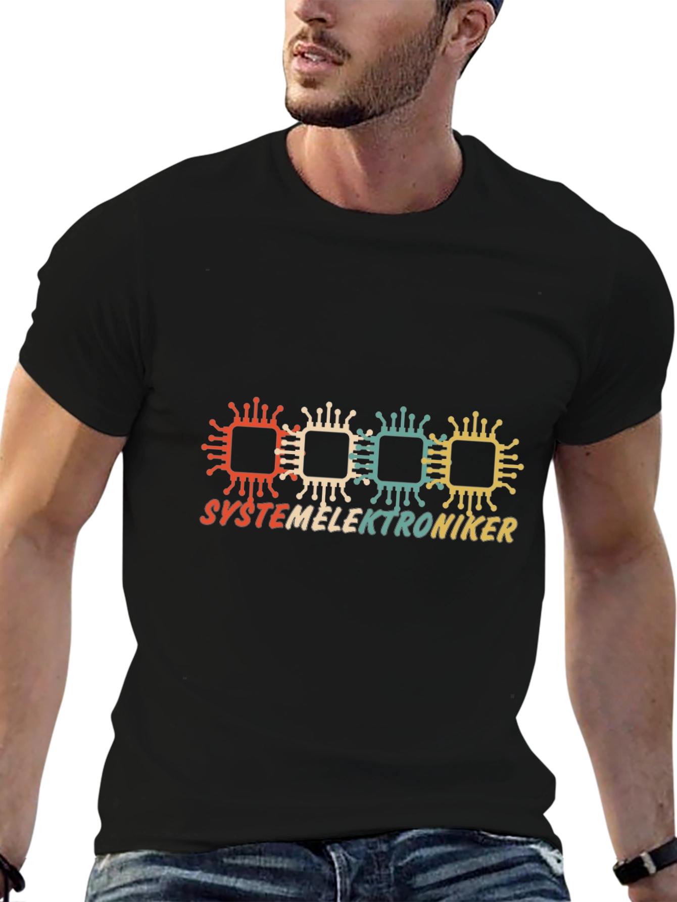 Systemelektroniker Retro Tech T-Shirt