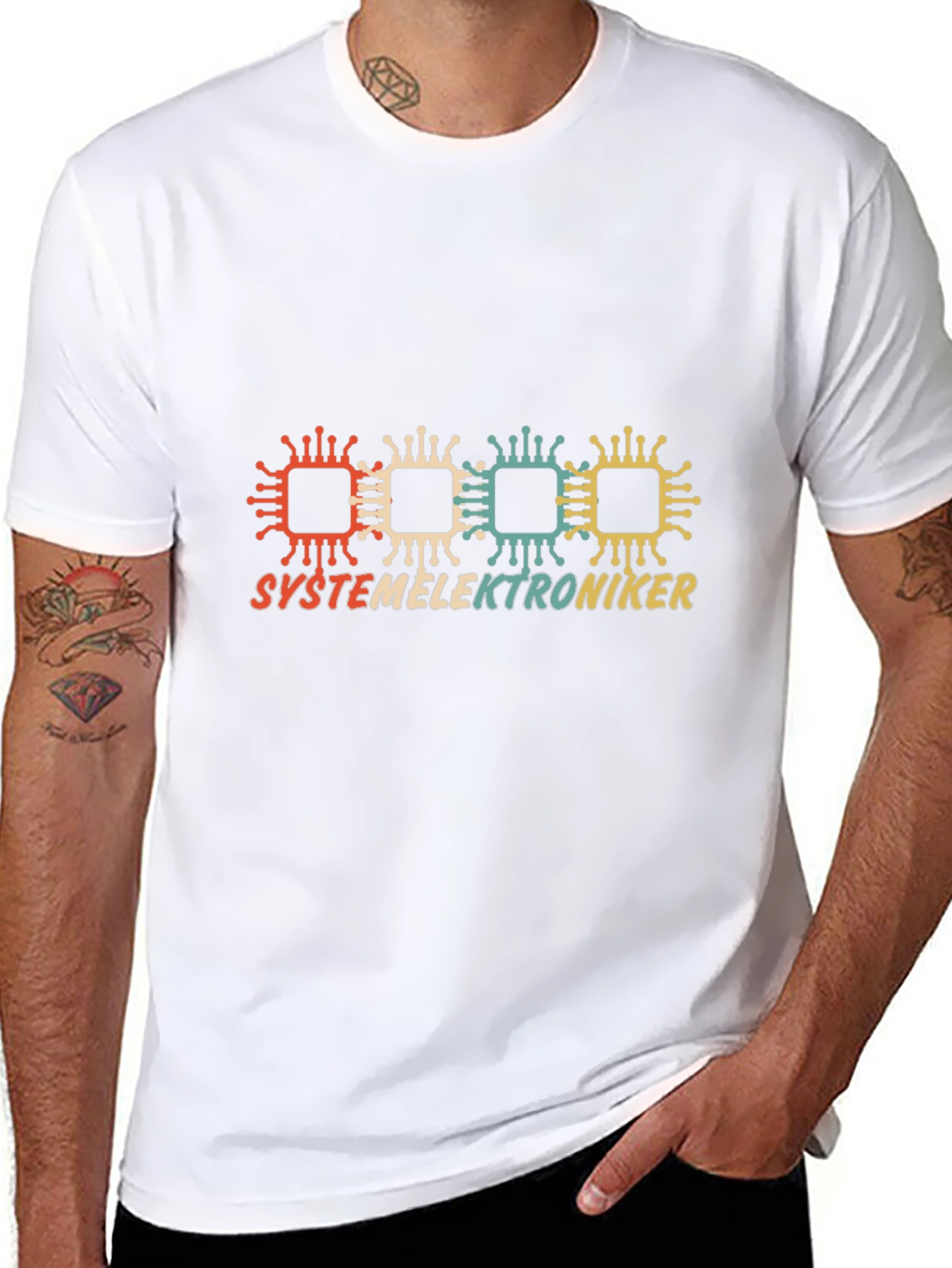 Systemelektroniker Retro Tech T-Shirt