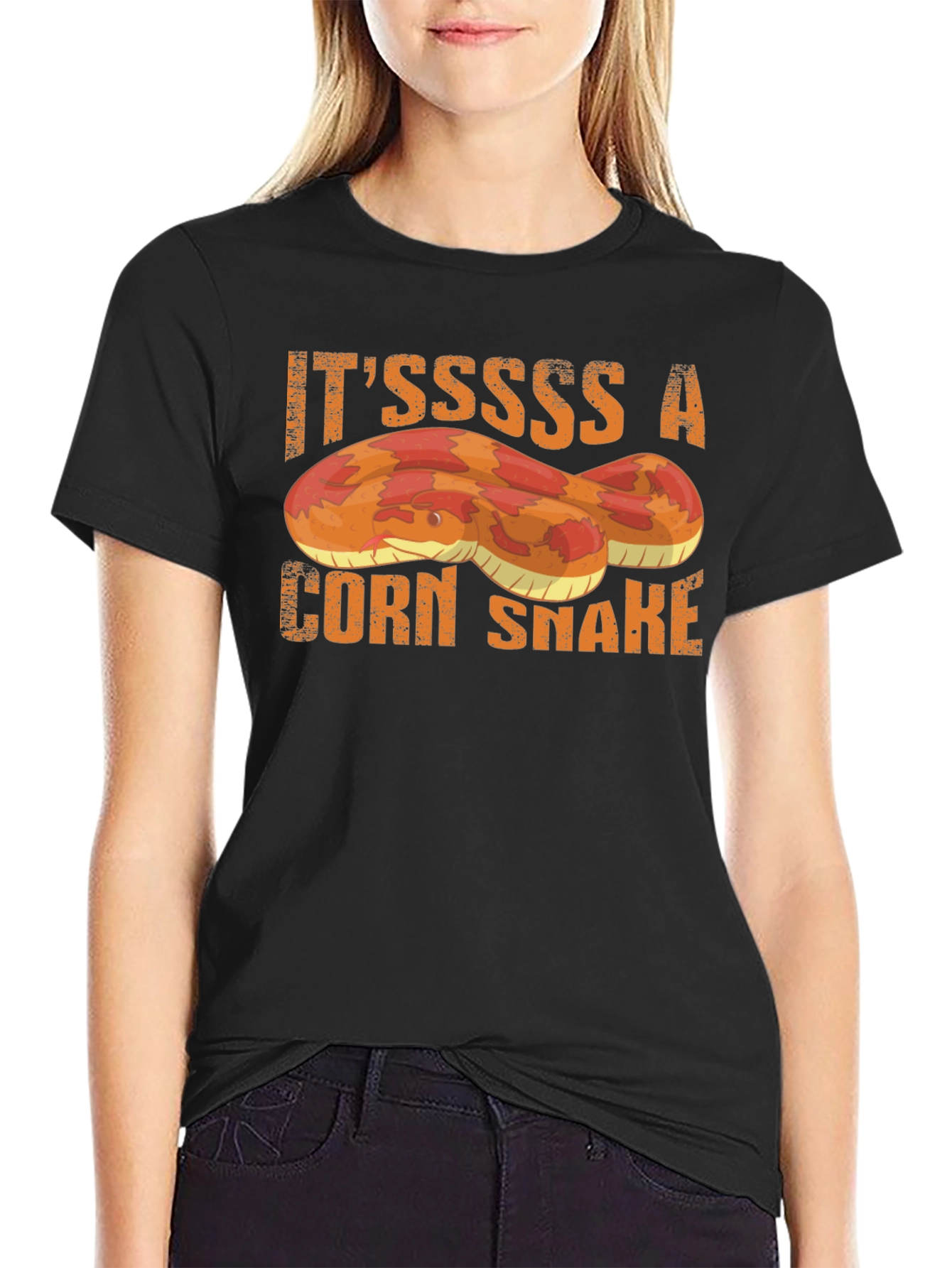 Itsssss a Corn Snake T-Shirt Funny Snake Lover Tee