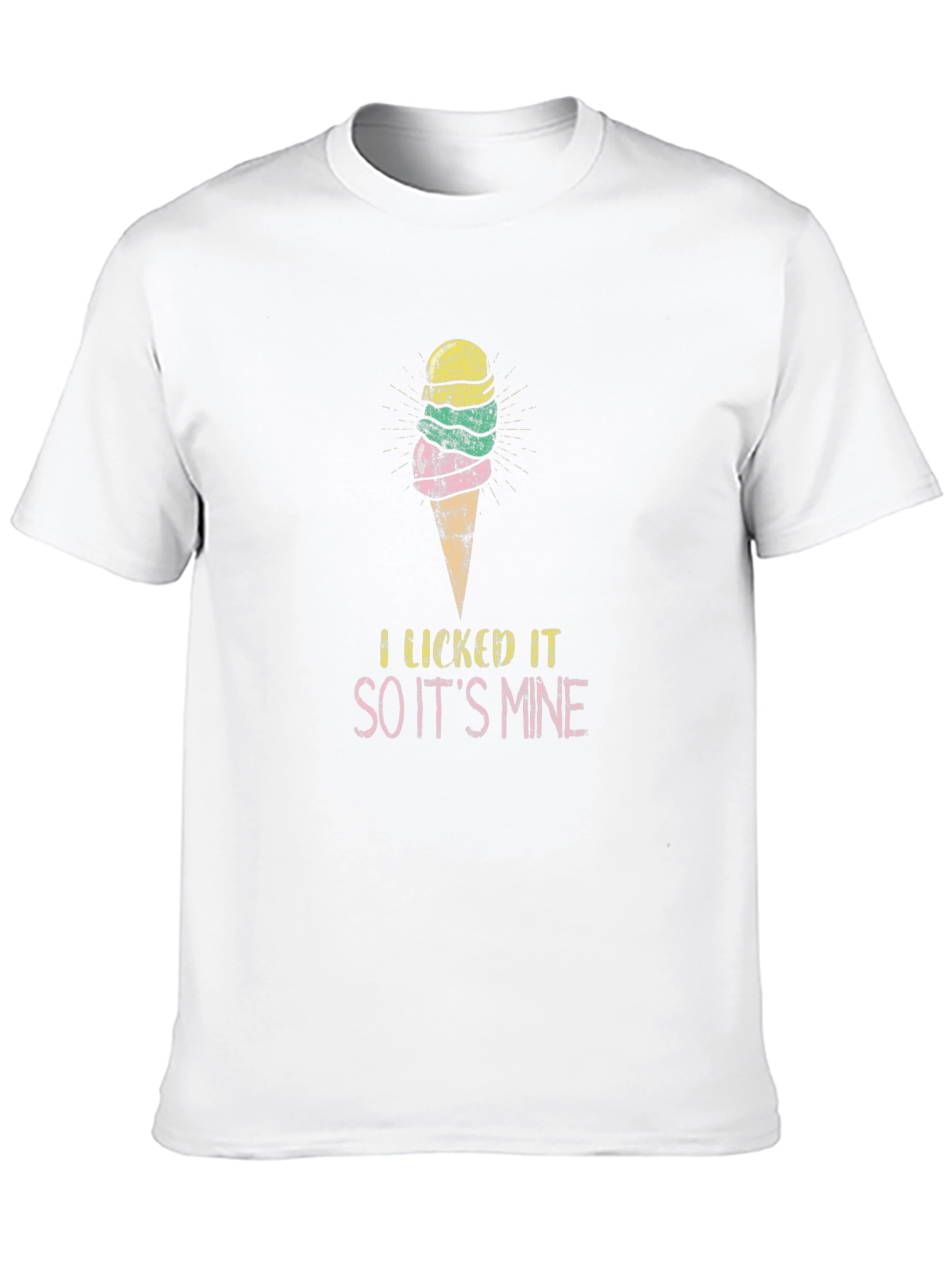 I Licked It So Its Mine Ice Cream T-Shirt