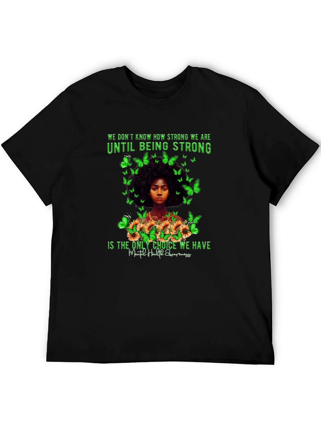Mental Health Awareness Butterfly T-Shirt