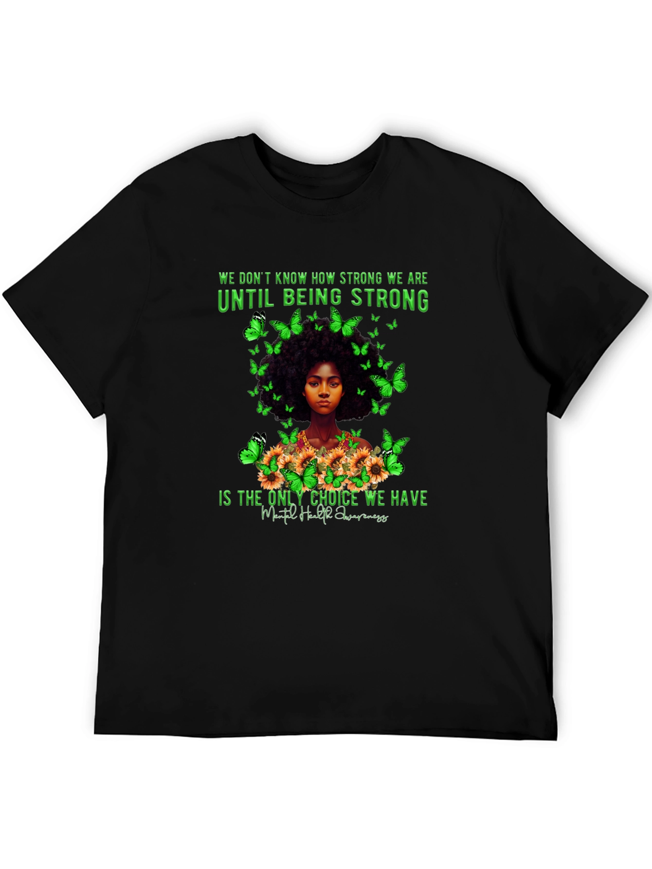 Mental Health Awareness Butterfly T-Shirt