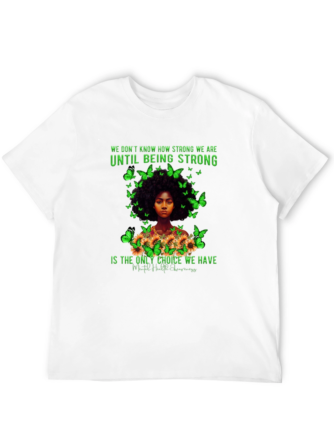 Mental Health Awareness Butterfly T-Shirt