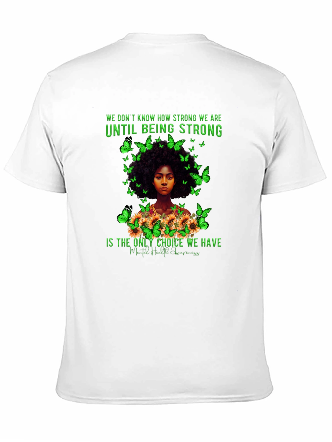 Mental Health Awareness Butterfly T-Shirt