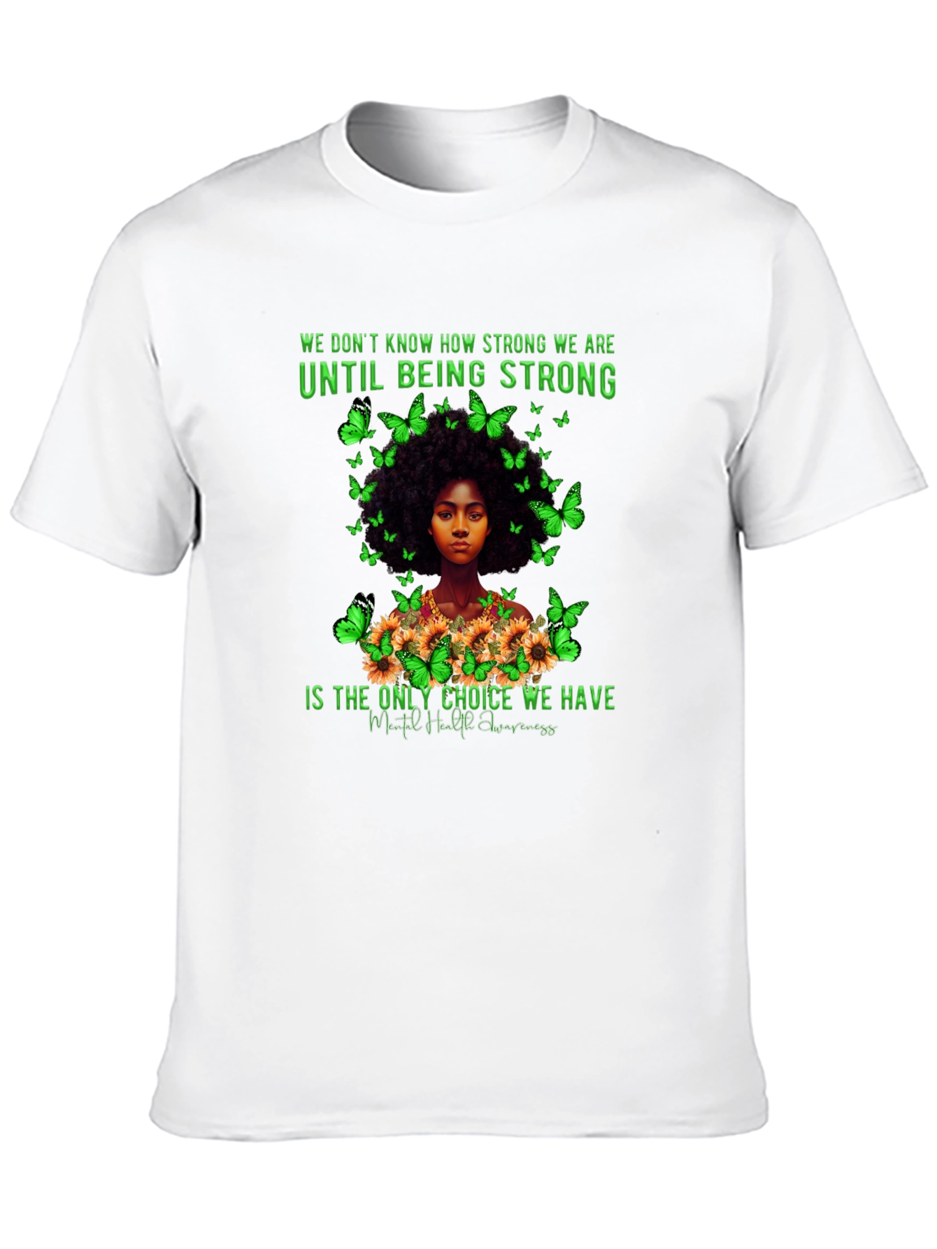 Mental Health Awareness Butterfly T-Shirt
