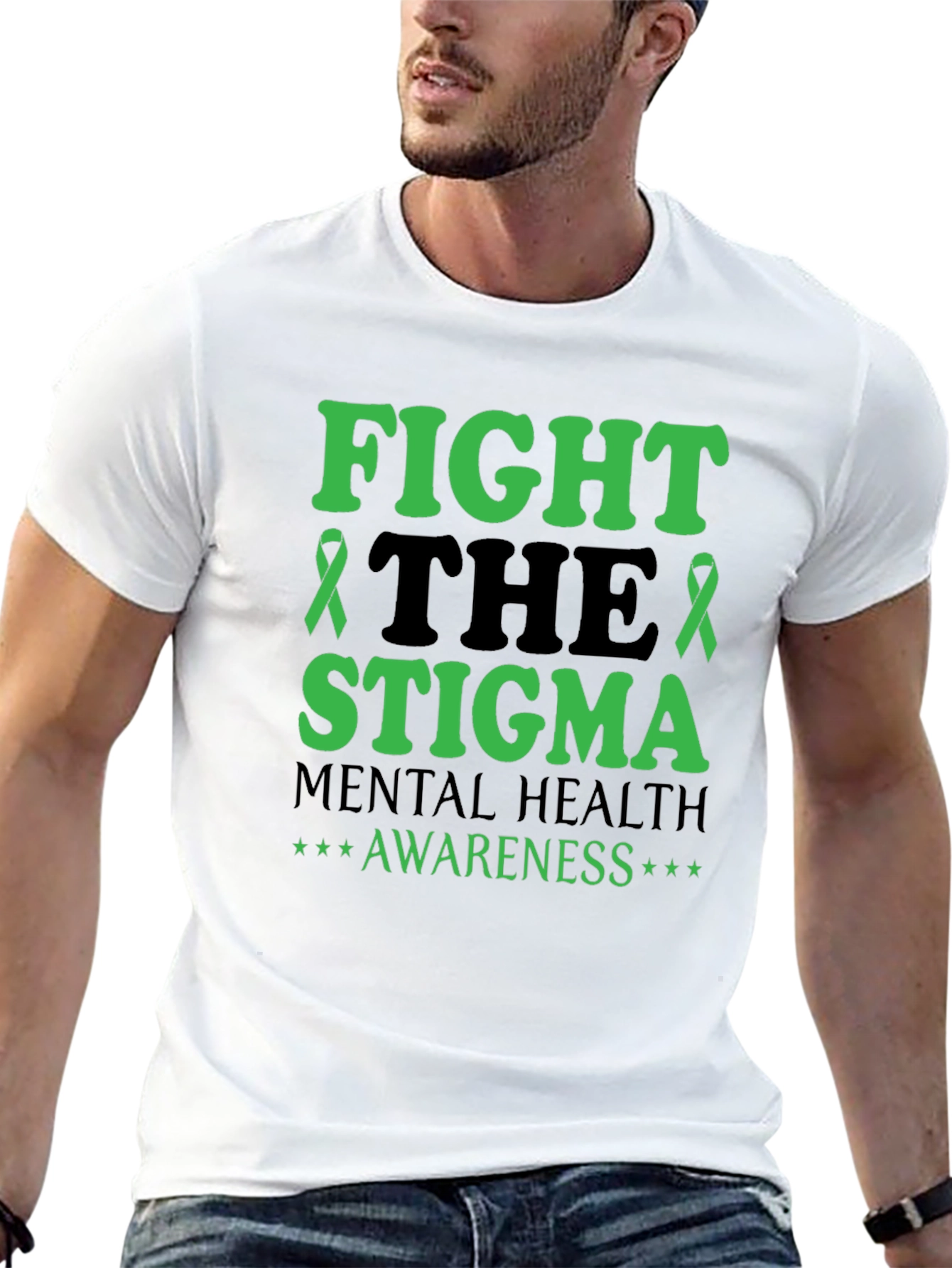Fight The Stigma Mental Health Awareness T-Shirt